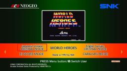 ACA NeoGeo World Heroes Title Screen